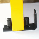 Steel Sliding Barn Door Guide Stopper Durable Door Hardware Accs Black
