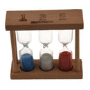 3 in 1 Sand Timer 1+3+5 Minute - Natural Wood G9Q4