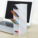 4 Pcs Desk Organizer, Pen Organizer Storage for Office, School Supplies, Tr X5M4