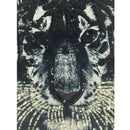 tiger large size tiger sequins embroidery iron/sew on patch applique badg onTEC