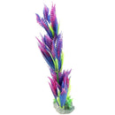 Decoration Plastic Simulated Sea Plants Flora for Aquarium Fish Tank purple S3C2
