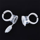 10pcs Pigment Tattoo Ink Cup Ring Holder Permanent Microblading Eyebrow Makeup3C