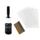 Car Windows Glass Repair Liquid Gloves Auto Cracked Scratch Fluid (1 Set)