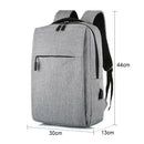 Anti-Theft Waterproof Laptop Backpack Personality Solid Color Usb Charging