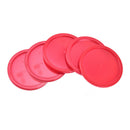 5Pcs 2 inch Mini Air Hockey Table Pucks 51mm Puck Children Table Red OE