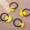 2Pcs Women Girls Hair Band Sunflower Ties Rope Ring Hairband Ponytail Holde A0E1