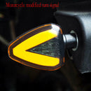 Motorcycles Motorbike  3-wire Access Turn Signals Lights Steering Angle Light