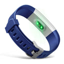 Watchband Replacement Accessory for ID115Plus HR Smart Watch(Blue) A