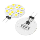 10x G4 5050 SMD 12 LED Light Warm White Car Marine Bulb