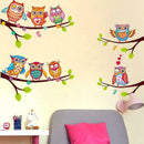 Self-adhesive Waterproof Bird Window Wall Stickers Bedroom Classroom Decor A