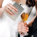 18oz Flask Stainless Steel, Great Christmas / Halloween Gift for Whiskey Lovers