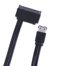 Power esata usb 2.0 5v 12v combo to 2.5'' 3.5'' 22pin sata hdd adapter cableEã€