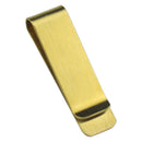 2pc Money Clip Stainless Steel Matt-golden Finish in gift box