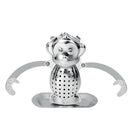 Monkey Shape Tea Infuser Loose Leaf Strainer Herbal Filter Tray Spice