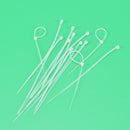 600PCS White Nylon Cable Wire Zip Ties Self-locking Nylon Tie  With 3*120mm NME