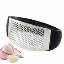 Stainless Steel Manual Garlic Press Crusher Squeezer Masher Kitchen Tool