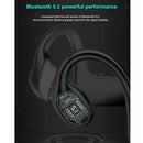Bone Conduction Headphones Wireless Bluetooth Headset Stereo Hands-free with Mic