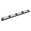 1X(UTP 24 Port Rj45 Patch Panel Rack Cable Wall Mounted Bracket Connector R