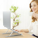 Laptop Stand Portable 6 Heights Adjustable Aluminum Desktop Ventilated Cool R3A7