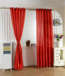 100x200cm Tulle Door Window Curtain Drape Panel Sheer Valance Divider Red