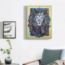 5D DIY Special-shaped Diamond Painting Cross Stitch Craft Kit (R8026 Lion)