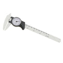 150 mm 6 inch Dial Caliper Plastic Vernier Meter Outside Inside   Black