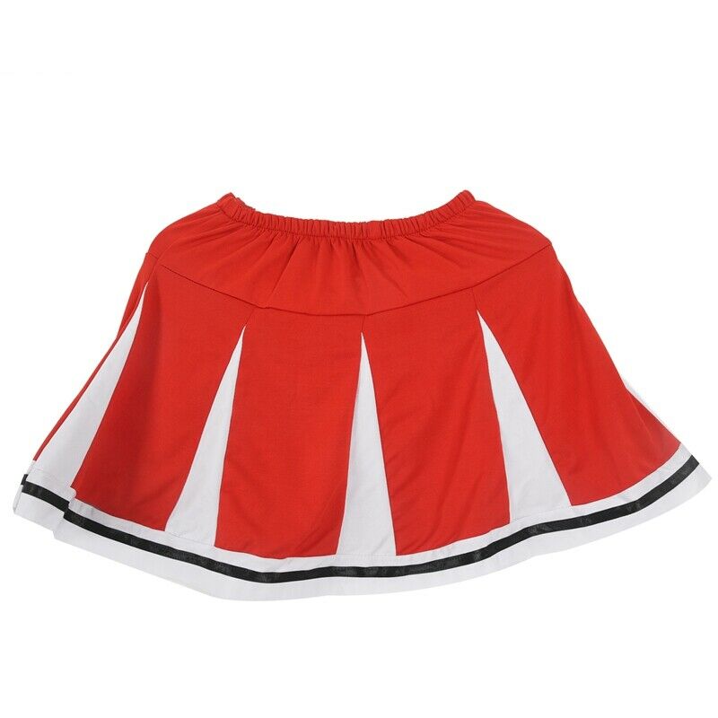 Tank top Petticoat Pom Pom-pom cheerleader cheer leaders L (38-40) 2 piece  V2K4