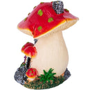 Ankoow Red Mushroom House Mini Landscape House Fairy Garden Decoration Resi