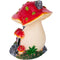 Ankoow Red Mushroom House Mini Landscape House Fairy Garden Decoration Resi