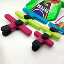 Portable Kitchen Storage Food Snack Seal Sealing Bag Clips Sealer Cl taJ Gw