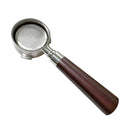 Coffee Bottomless Portafilter ,Dosing Ring Espresso Coffee Funnel ,Wooden Handle