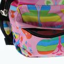 Small Dog Self Mini Carrier Back Pack Pocket Saddle Bags w/ Training Lead Leash