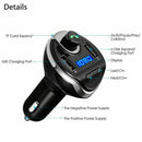 Wireless Car Bluetooth FM Transmitter MP3 Radio Adapter Charg USB Fast Car G0Y6