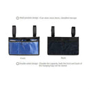 Blue Wheelchair Side Bag Pouch Multifunctional Scooter Walker Phone Holder