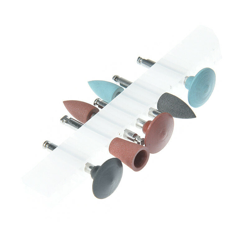 9pcs/set dental lab silicone polisher diamond burs cups teeth polishing kits JR