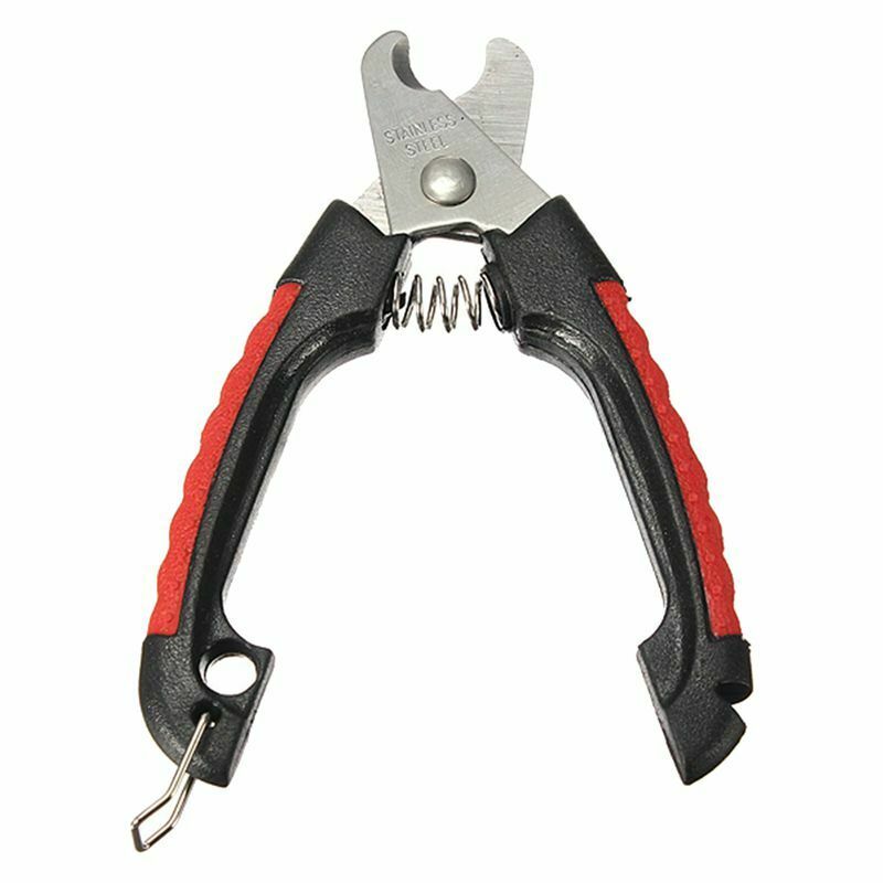 Pet Dog Cat Stainless Steel Nail Claw Toe Scissors Clipper +Toe File Trimme