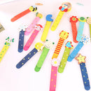 Cute Cartoon Wood Bookmark Book Page Paper Clip Student Stationery Supplies