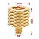 New 3/8'' Female to 1/4'' Male Brass Camera Tripod Thread Reducer Adapter Useful