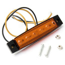 12V 6 LED Lateral Side Marker Light Headlight Indicator Lamp for auto and t