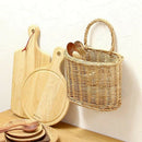 Handmade Wicker Basket Rattan English Country Style Picnic Basket Shopping  F4Y6
