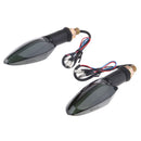 2x Universal Motorcycle Amber LED Turn Signal Indicator Blinker Light Lamp