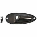 Jack plate, black for Stratocaster L7T8