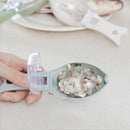 Manual Fish Scale Remover Scaler with Lid Fish Shape Home Kitchen Tool Blue
