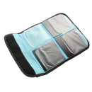 4Solt 4 Pockets 25mm-82mm Filter Case Bag Wallet Shell Lens Storage Holder