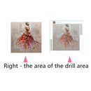 5d Diamond Painting Full Drill Round Diamond Embroidery Butterfly Girl Dres C8P8