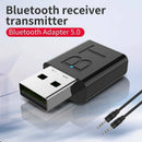 Bluetooth 5.0 Audio Transmitter Receiver USB Adapter Fit For TV PC Car Speaker