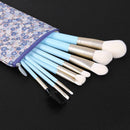 9pcs Makeup Brush Foundation Powder Eye Shadow Brush Set with Cosmetic Bag