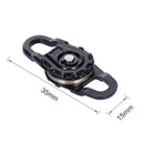 1/10 RC Truck 3 in 1  Equipment Winch Snatch Block D-Ring Shackle Hook Tow Chain