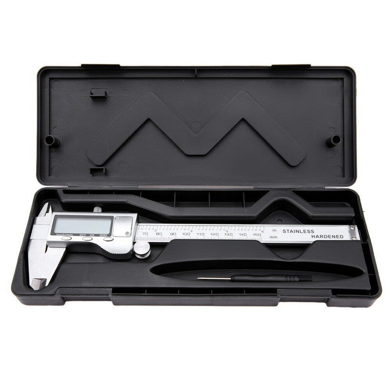 150mm/ 6inch Digital Electronic Gauge Stainless Steel Vernier Caliper Micrometer