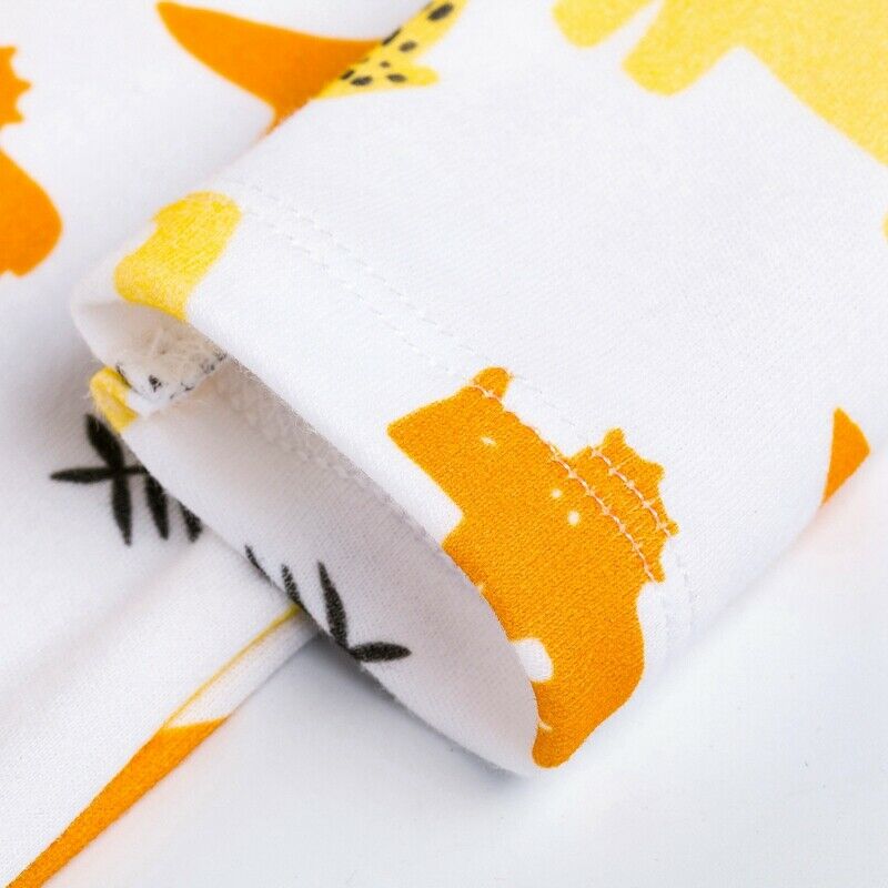 Baby Clothing Suit Cotton Cartoon Dinosaur Jumpsuit Newborn Baby Long-SleeveU7Q5